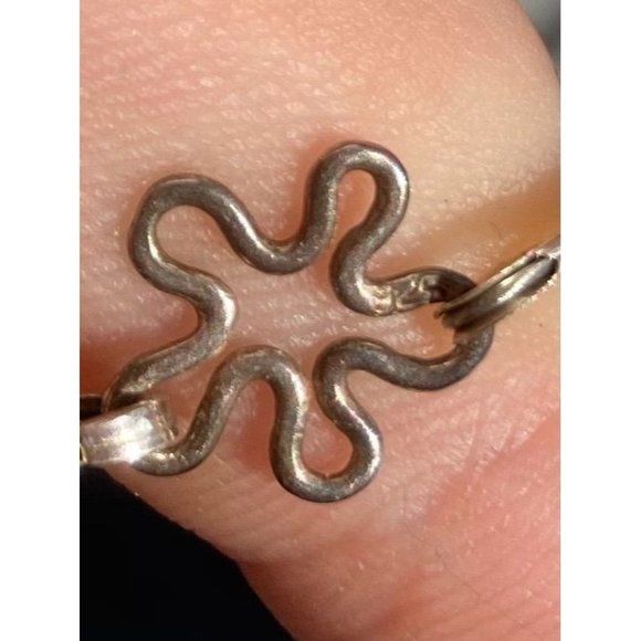 Facetted Plum Purple Crystal Bead Art Deco Necklace w 925 Sterling Silver Clasp - Picture 8 of 8